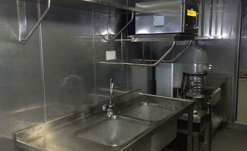 Stainless Steel Wall Panel Backing with Fire Rated Board Stainless Steel Wall Panel Backing with Fire Rated Board